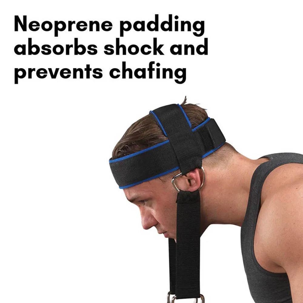 Head and Neck Training Harness - Adjustable Strap for Gym Fitness-4