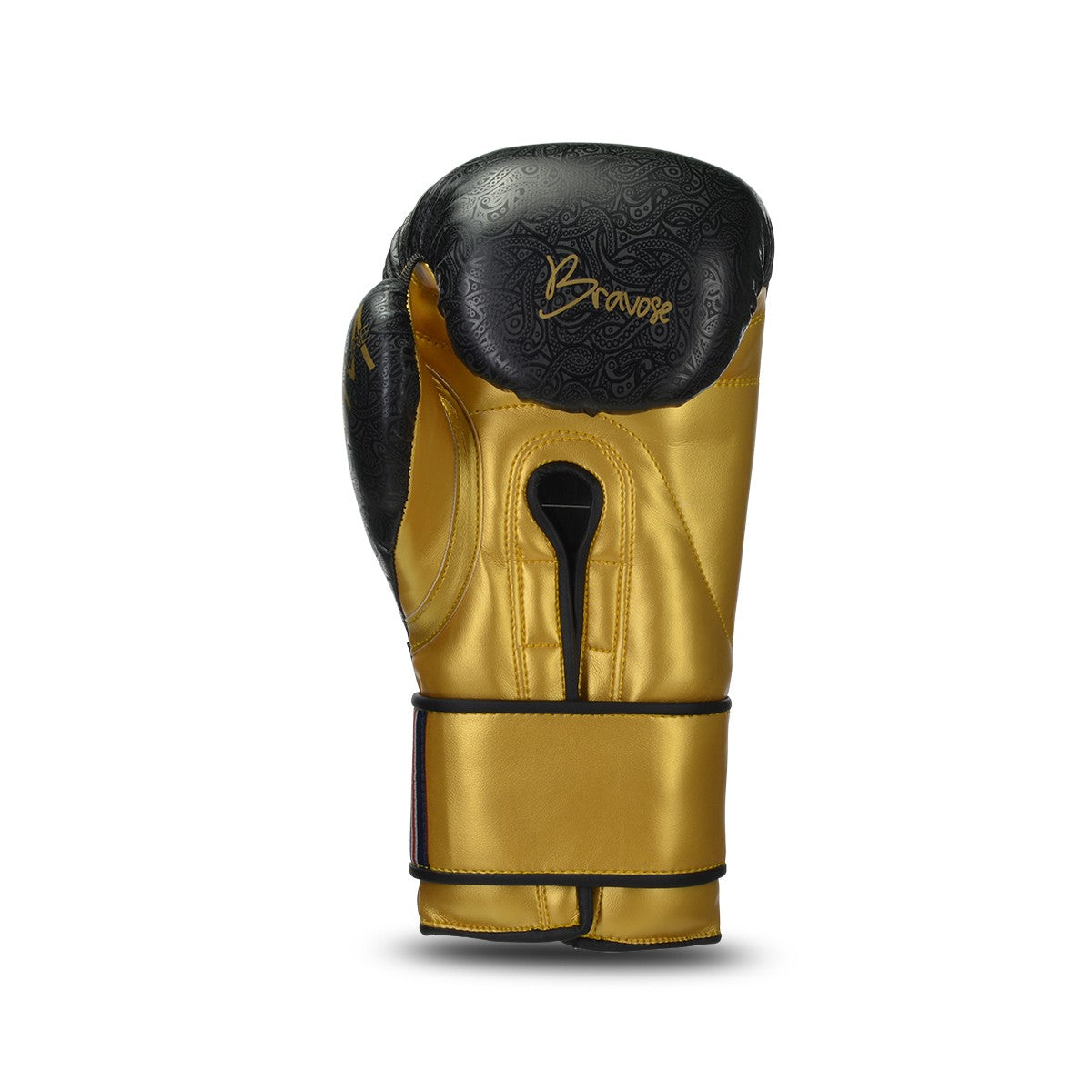 Nemesis Black and Gold Boxing Gloves-3