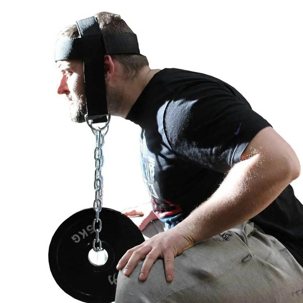 Head and Neck Training Harness - Adjustable Strap for Gym Fitness-1